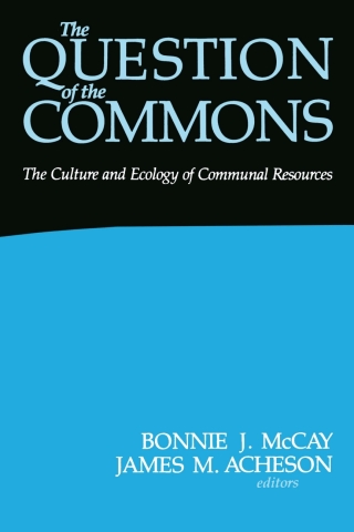 Cover image: The Question of the Commons 9780816512058