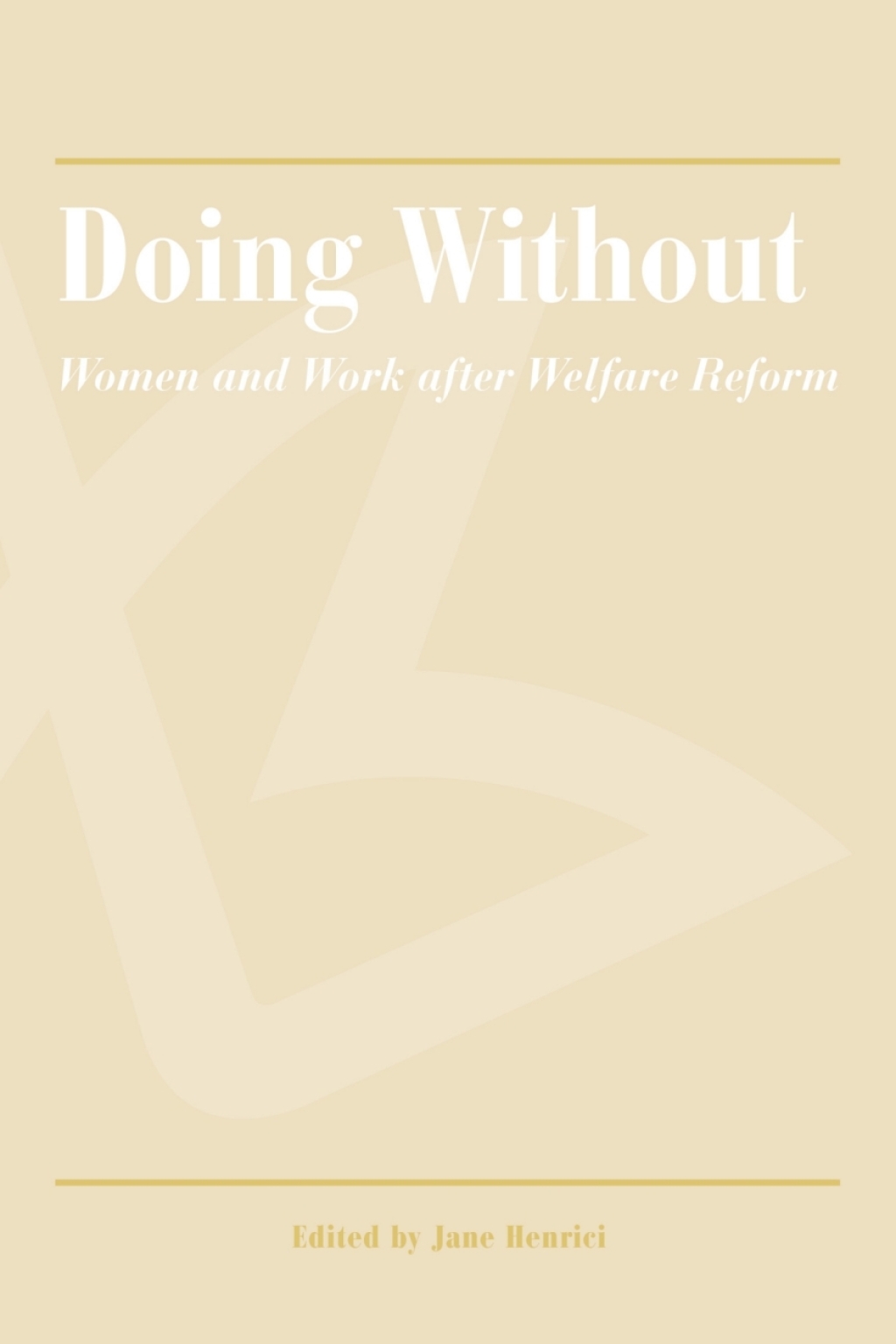 Doing Without (eBook)