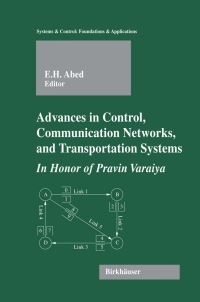 Cover image: Advances in Control, Communication Networks, and Transportation Systems 1st edition 9780817643850