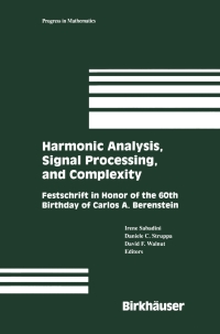 Cover image: Harmonic Analysis, Signal Processing, and Complexity 1st edition 9780817643584