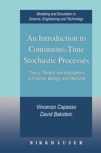 Cover image: An Introduction to Continuous-Time Stochastic Processes 9780817632342