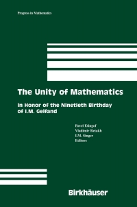 Cover image: The Unity of Mathematics 1st edition 9780817640767