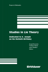 Cover image: Studies in Lie Theory 1st edition 9780817643423