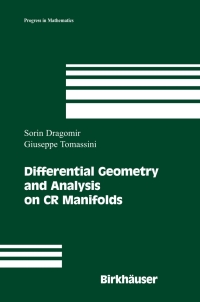 Cover image: Differential Geometry and Analysis on CR Manifolds 9780817643881