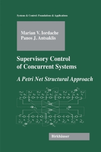 Imagen de portada: Supervisory Control of Concurrent Systems 9780817643577