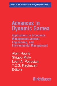 Imagen de portada: Advances in Dynamic Games 1st edition 9780817645007