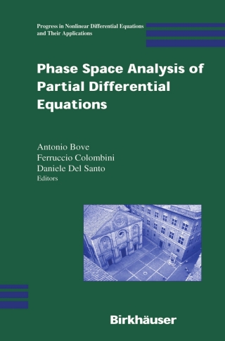Imagen de portada: Phase Space Analysis of Partial Differential Equations 1st edition 9780817645113