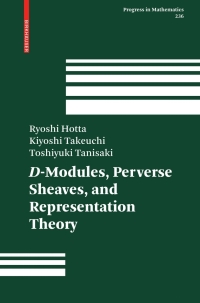 Cover image: D-Modules, Perverse Sheaves, and Representation Theory 9780817643638