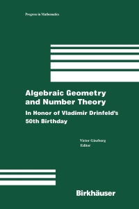 Cover image: Algebraic Geometry and Number Theory 9780817644710
