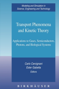 Immagine di copertina: Transport Phenomena and Kinetic Theory 1st edition 9780817644895
