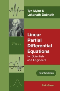 Omslagafbeelding: Linear Partial Differential Equations for Scientists and Engineers 4th edition 9780817643935