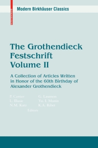 Cover image: The Grothendieck Festschrift, Volume II 9780817645670