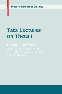 Cover image: Tata Lectures on Theta I 2nd edition 9780817645724