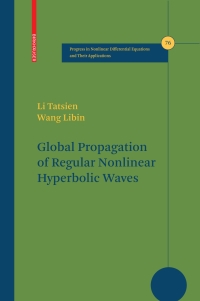 Imagen de portada: Global Propagation of Regular Nonlinear Hyperbolic Waves 9780817642440