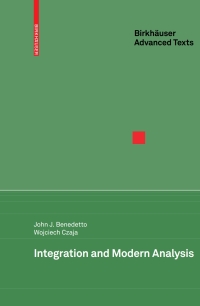 Cover image: Integration and Modern Analysis 9780817643065