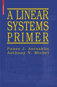 Imagen de portada: A Linear Systems Primer 9780817644604