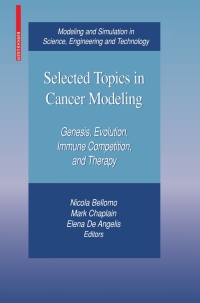 Imagen de portada: Selected Topics in Cancer Modeling 9780817647124