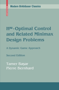 Cover image: H∞-Optimal Control and Related Minimax Design Problems 2nd edition 9780817647568