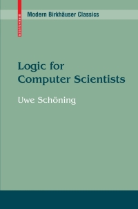 Cover image: Logic for Computer Scientists 9780817647629