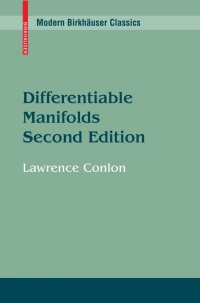 Cover image: Differentiable Manifolds 2nd edition 9780817647667