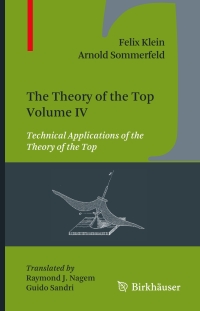 Titelbild: The Theory of the Top. Volume IV 9780817648268