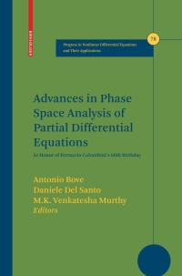 Cover image: Advances in Phase Space Analysis of Partial Differential Equations 1st edition 9780817648602