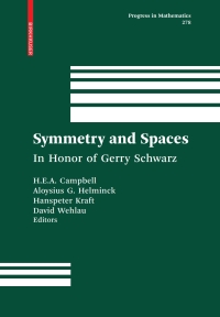 Cover image: Symmetry and Spaces 9780817648749