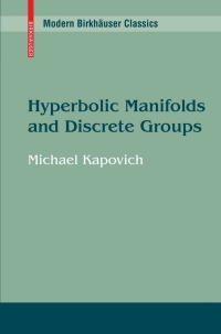 Cover image: Hyperbolic Manifolds and Discrete Groups 9780817649128