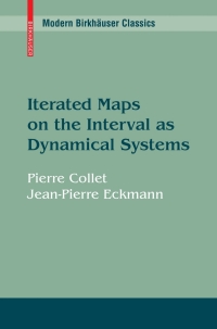 Cover image: Iterated Maps on the Interval as Dynamical Systems 9780817630263