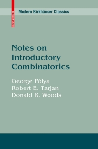 Cover image: Notes on Introductory Combinatorics 9780817631239