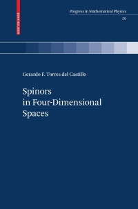 Cover image: Spinors in Four-Dimensional Spaces 9780817649838
