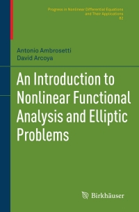 Imagen de portada: An Introduction to Nonlinear Functional Analysis and Elliptic Problems 9780817681135