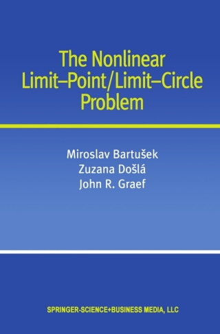 Imagen de portada: The Nonlinear Limit-Point/Limit-Circle Problem 9780817635626