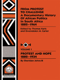 Cover image: From Protest to Challenge, Vol. 1 1st edition 9780817918927