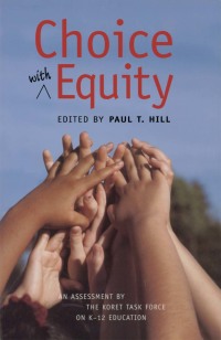 Cover image: Choice with Equity 1st edition 9780817938918