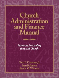 Cover image: Church Administration and Finance Manual 9780819217479