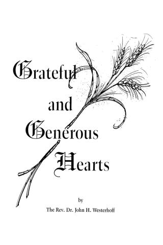 Cover image: Grateful and Generous Hearts 9780819219572
