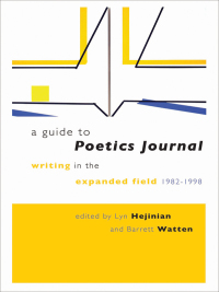 Titelbild: A Guide to Poetics Journal 9780819571205