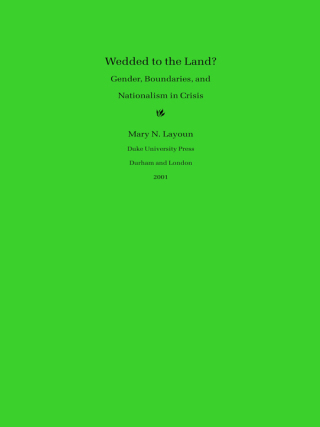 Cover image: Wedded to the Land? 9780822325079