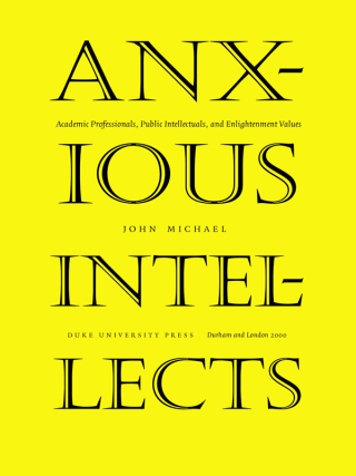Cover image: Anxious Intellects 9780822324607