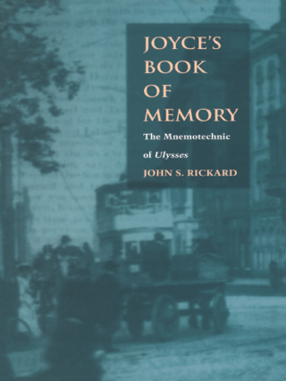 Imagen de portada: Joyce's Book of Memory 9780822321583