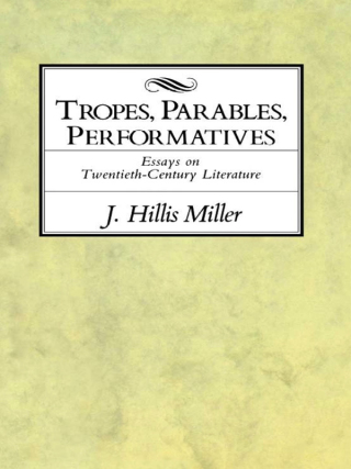 Cover image: Tropes, Parables, and Performatives 9780822311119