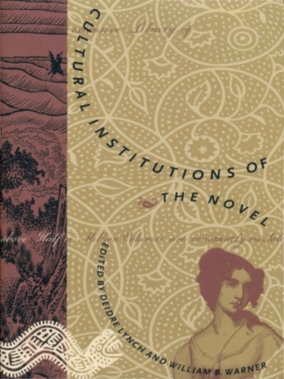 Cover image: Cultural Institutions of the Novel 9780822318545