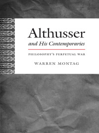 Cover image: Althusser and His Contemporaries 9780822353867