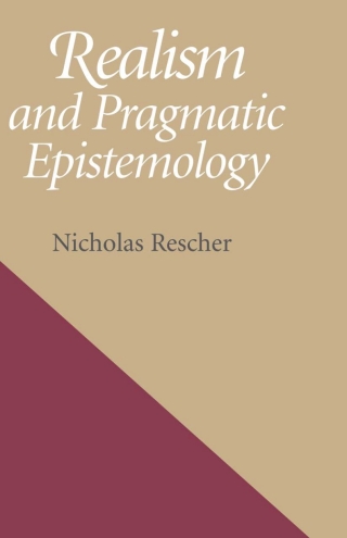 Cover image: Realism And Pragmatic Epistemology 9780822942498