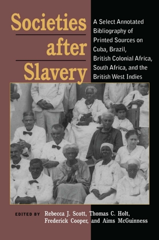 Cover image: Societies After Slavery 9780822941842