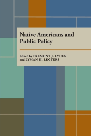 Cover image: Native Americans and Public Policy 9780822985396