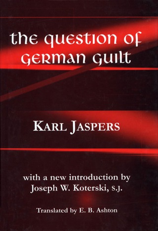 表紙画像: The Question of German Guilt 9780823220687