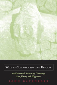 Cover image: Will as Commitment and Resolve 9780823225750