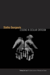 Imagen de portada: Lessons in Secular Criticism 9780823253784